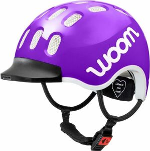 Dětská cyklistická helma Woom - fialová M (53-56)
