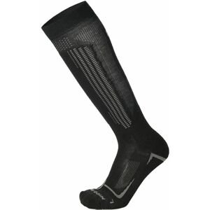 Mico Medium Weight Superthermo Primaloft Merino Ski Socks - nero/grigio 38-40