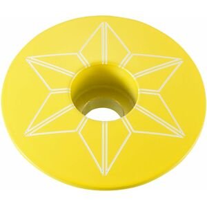 Supacaz Star Capz - Powder Coated - TDF Yellow (powder coated) uni