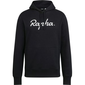 Rapha Men's Logo Pullover Hoodie - Black/White L