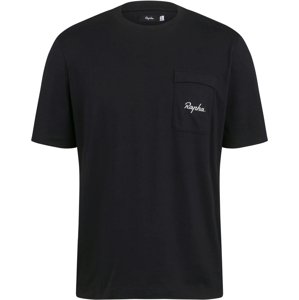 Rapha Men's Logo Pocket T-Shirt - Black/White L
