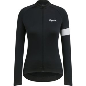 Rapha Women's Core Long Sleeve Jersey - Black/White XS