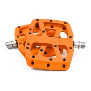 E*Thirteen Base Flat Pedal Composite 22 Pins - naranja uni