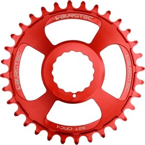 Burgtec Cinch Thick Thin Chainring 34T Race - Race Red uni