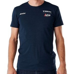Santini Trek Segafredo Road Men's T-Shirt - Dark Blue XS