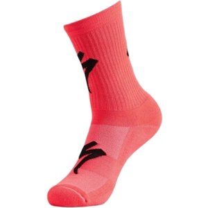 Specialized Techno Mtb Tall Logo Sock - imperial red 43-45