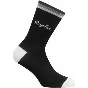 Rapha Logo Socks - Black/Grey/Carbon Grey 41-43