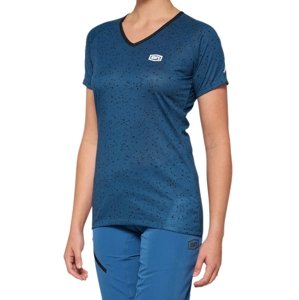 100% Airmatic Women'S Short Sleeve Jersey Slate Blue S