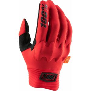 100% Cognito D3O Gloves Red/Black M