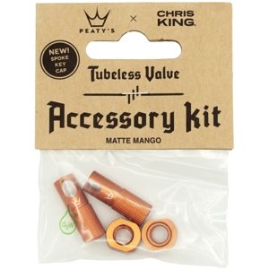 Peaty's X Chris King (MK2) Mango Tubeless Valves Accessory Kit uni