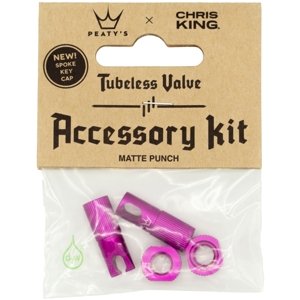 Peaty's X Chris King (MK2) Punch Tubeless Valves Accessory Kit uni