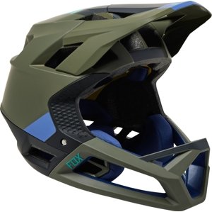 FOX Proframe Helmet Blocked - olive green 61-64