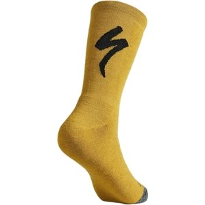 Specialized Merino Deep Winter Tall Logo Sock - harvest gold 36-39