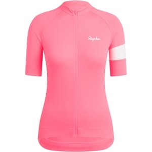 Rapha Women's Core Lightweight Jersey - High-Vis Pink/White L