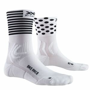 X-Socks Bike Race 4.0 artic white/dot/stripe 35-38