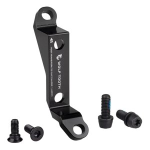 Wolf Tooth Post to Flat Mount - black uni