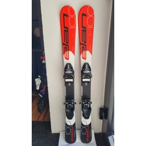 Bazar – Dětské lyže Elan Maxx Black Red QS 90cm + vázání EL 4.5 uni