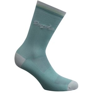Rapha Logo Socks - Racing Green / Light Blue / Sea Green 41-43
